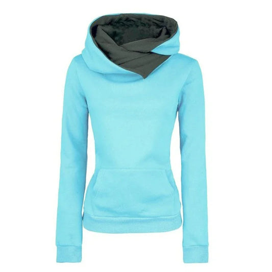 Women's Hooded Sweatshirt Casual Long Sleeve Pullover Warm Fleece Hoodie High Quality Streetwear