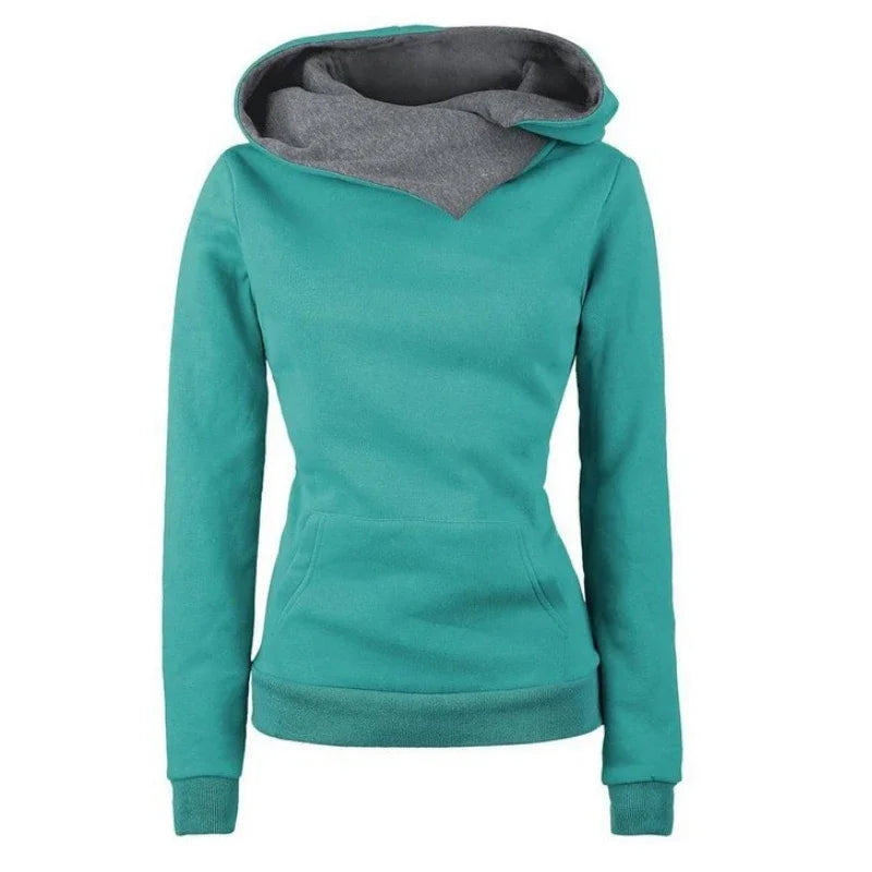 Women's Hooded Sweatshirt Casual Long Sleeve Pullover Warm Fleece Hoodie High Quality Streetwear