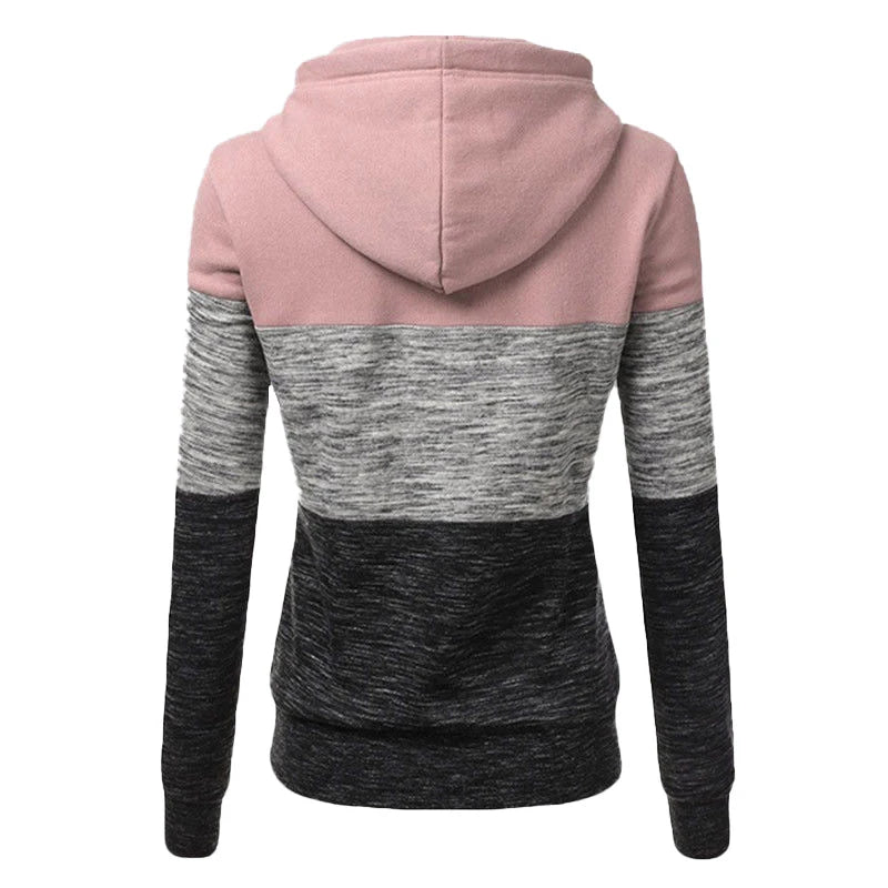 Women's Spring 2024 Sweatshirt Tracksuit High-Quality Versatile Hoodies for Daily Wear & Jogging