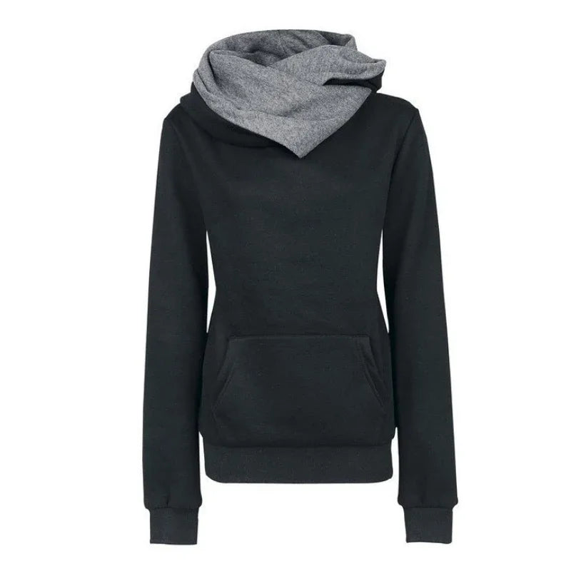 Women's Hooded Sweatshirt Casual Long Sleeve Pullover Warm Fleece Hoodie High Quality Streetwear