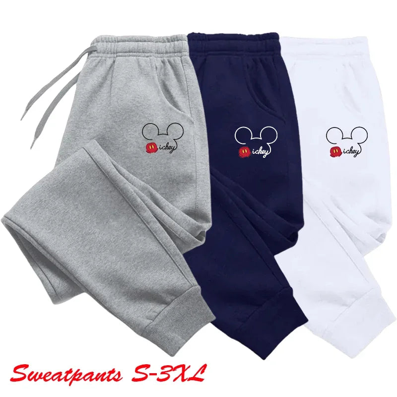 Women's Soft Sweatpants High Quality Fashion Print Joggers Casual Elastic Waist Trousers S-3XL